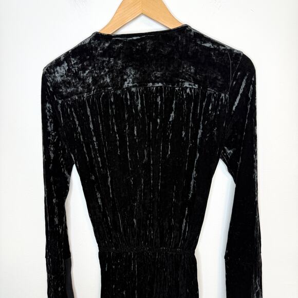 Free People We Are HAH Jump On It Velvet Jumpsuit In Black Size XS New - Picture 12 of 14